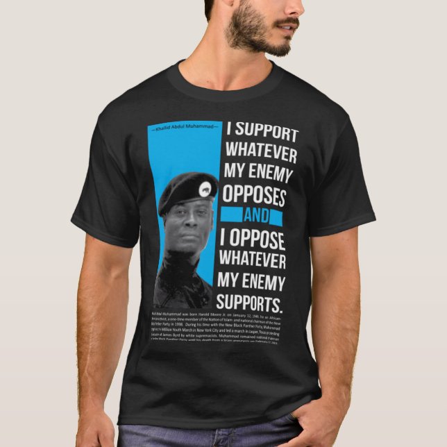 Khalid Abdul Muhammad quote2 T-Shirt (Front)