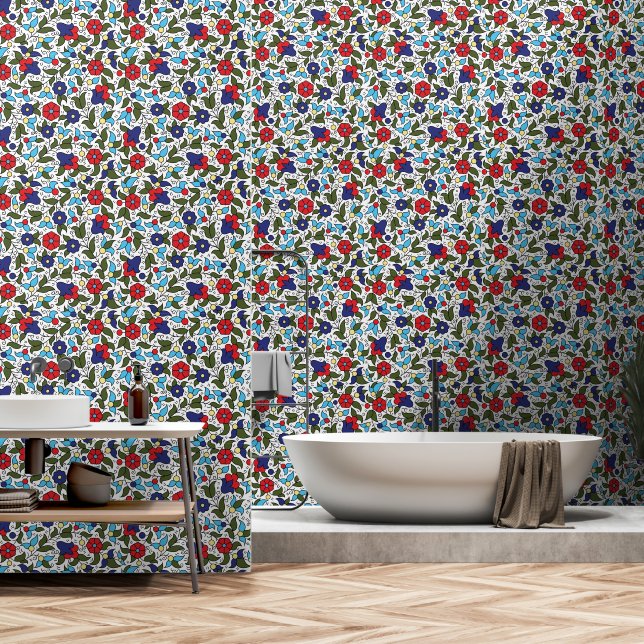 Khalil Hebron Middle Eastern Ceramic Inspired Wall (Bathroom)