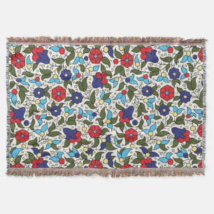 Khalili Floral Throw Blanket