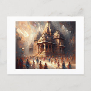 Khanjuraho Temple India,  Postcard