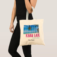 Khao Lak Phang-Nga Thailand Vintage Beach Souvenir
