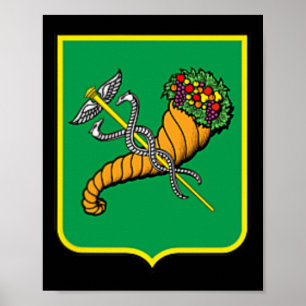 Kharkiv City Flag Ukraine Ukrainian Pride  Poster