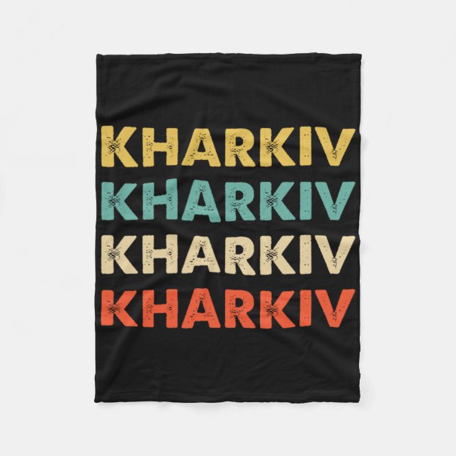 Kharkiv Ukraine  Fleece Blanket (Front)