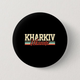 Kharkiv Ukraine Travel Souvenir Retro Gift  6 Cm Round Badge