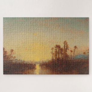 Khartoum, Coucher De Soleil – Félix Ziem Jigsaw Puzzle