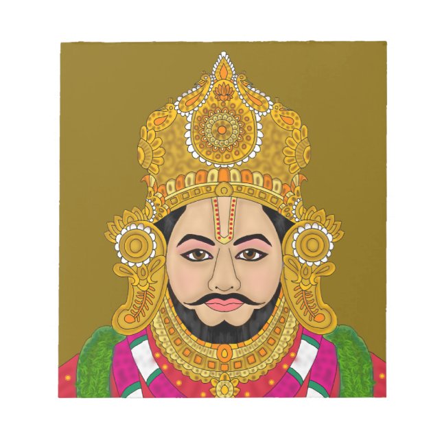 Khatoo Shyam Ji Stationary Notepad (Front)