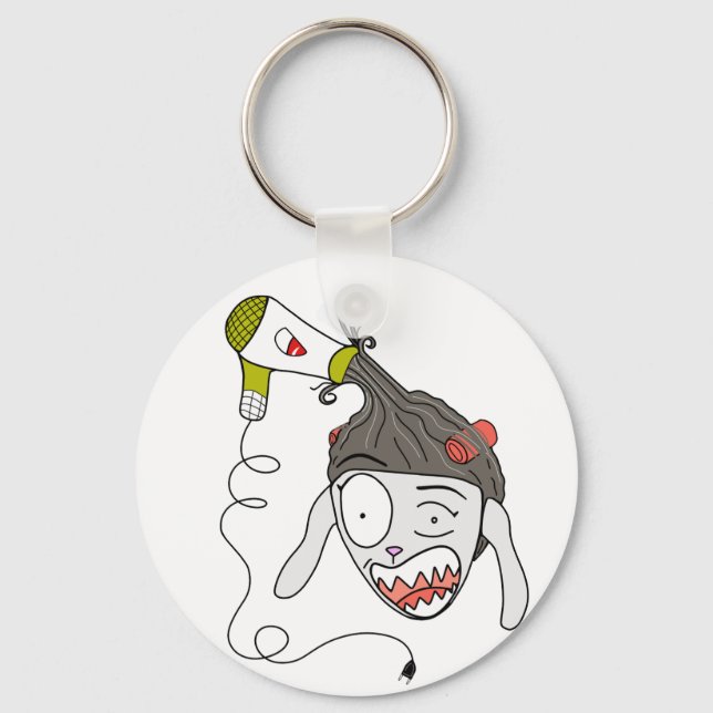 Khaty y el secador diabólico key ring (Front)
