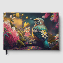 Khem Hummingbird Garden Suite Wedding Guest Book