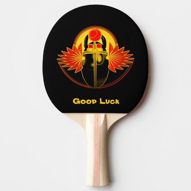 Kherpi God of the Rising Sun Ping Pong Paddle (Front)