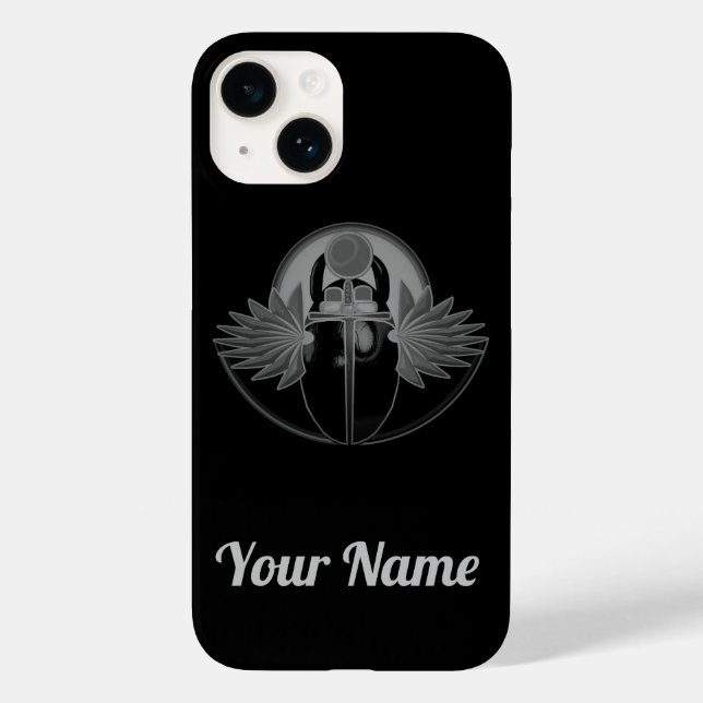 Kherpi God of the Rising Sun,scarab beetle. Case-Mate iPhone Case (Back)