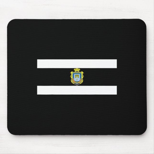Kherson City Flag Ukraine  Mouse Pad (Front)