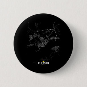 Kherson Ukraine City Map Travel Souvenir Hometown 6 Cm Round Badge