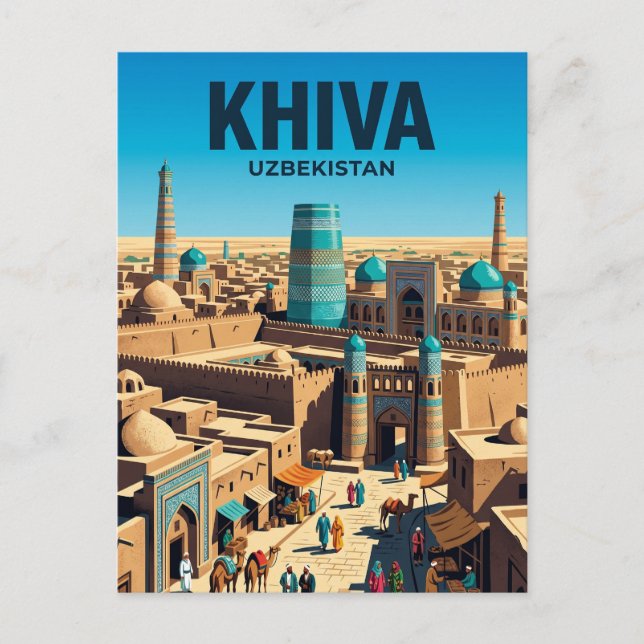 Khiva Uzbekistan Postcard (Front)