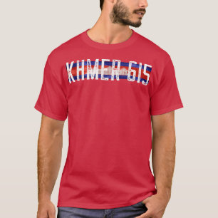 Khmer 615 Distressed Flag - Nashville Cambodia App T-Shirt