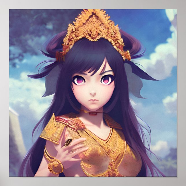 Khmer Apsara Poster 5 (Front)