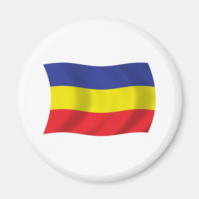Khmer Kampuchea Krom Flag Magnet (Front)