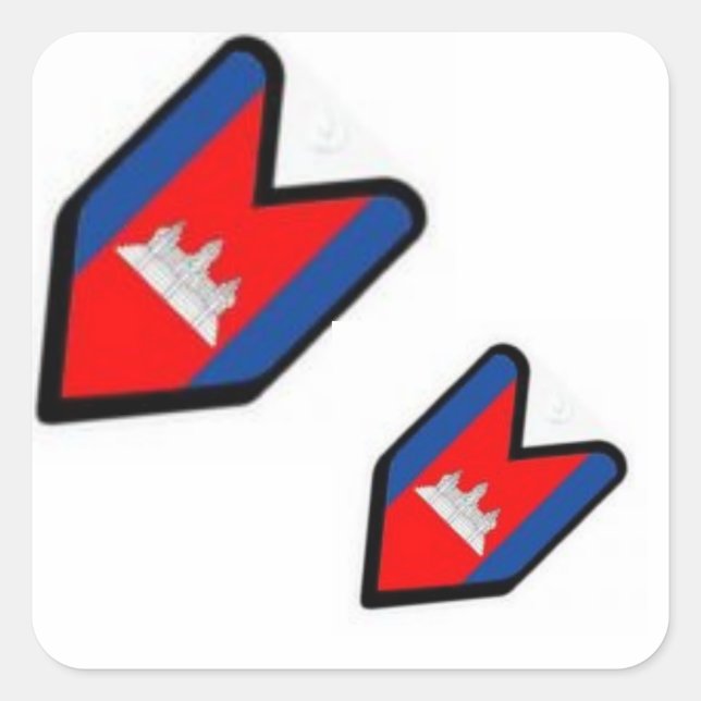 KHMER SQUARE STICKER (Front)