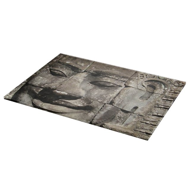 Khmer Stone Face ... Bayon Temple, Cambodia Cutting Board (Corner)