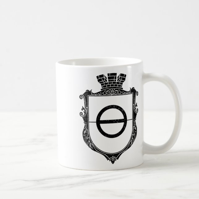 Khmut Ukraine Arms Flag Donetsk Oblast  Coffee Mug (Right)