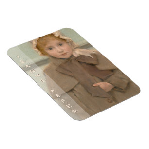 Khnopff Jeanne Kefer CC0550 Fridge Art Collection Magnet