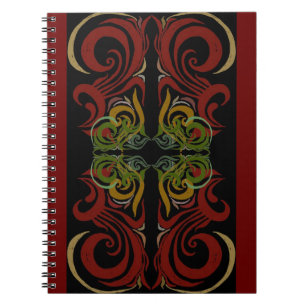 Khokhloma Exotique Spiral Notebook