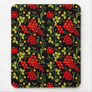 Khokhloma pattern mouse pad