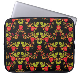 Khokhloma Russian Berries: Traditional Style Laptop Sleeve