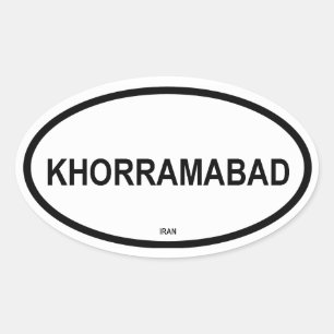 KHORRAMABAD OVAL STICKER
