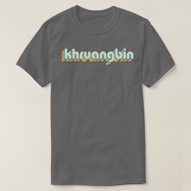 khruangbin vintage colour T-Shirt (Design Front)