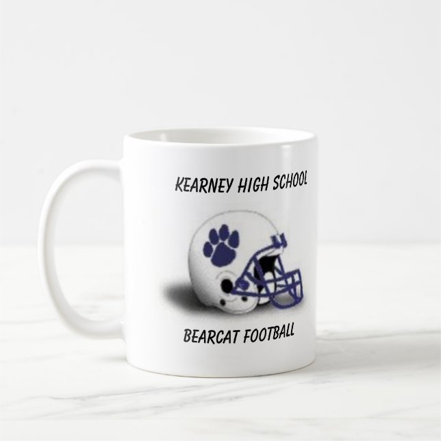 KHS Bearcat Football Helmet Coffee Mug (Left)