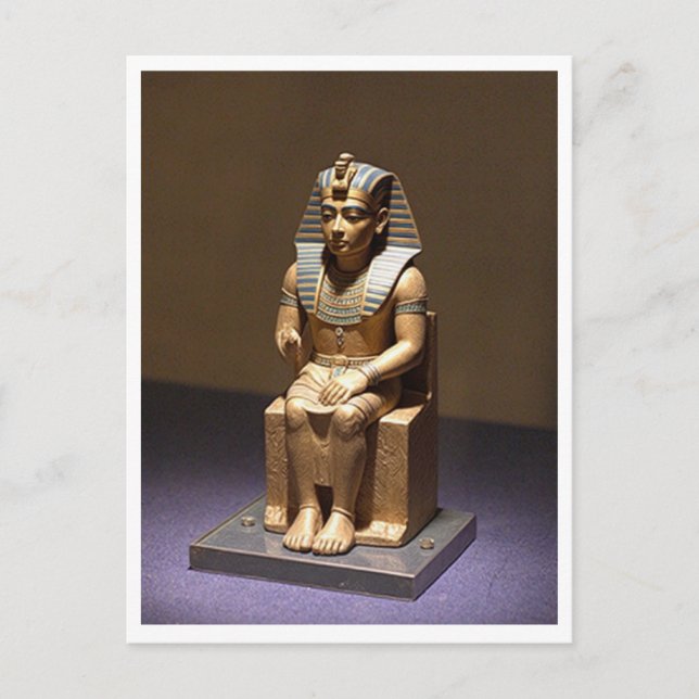 Khufu Great Pyramid Builder Egyptian King Postcard (Front)