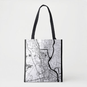 Khulna Bangladesh City Map Tote Bag
