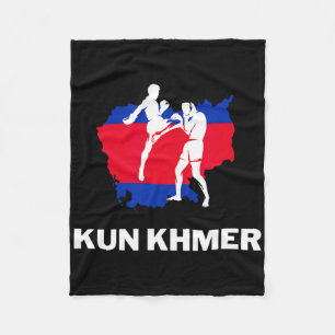 Khun Khmer Cambodia Martial Arts Kick Boxing Fight Fleece Blanket