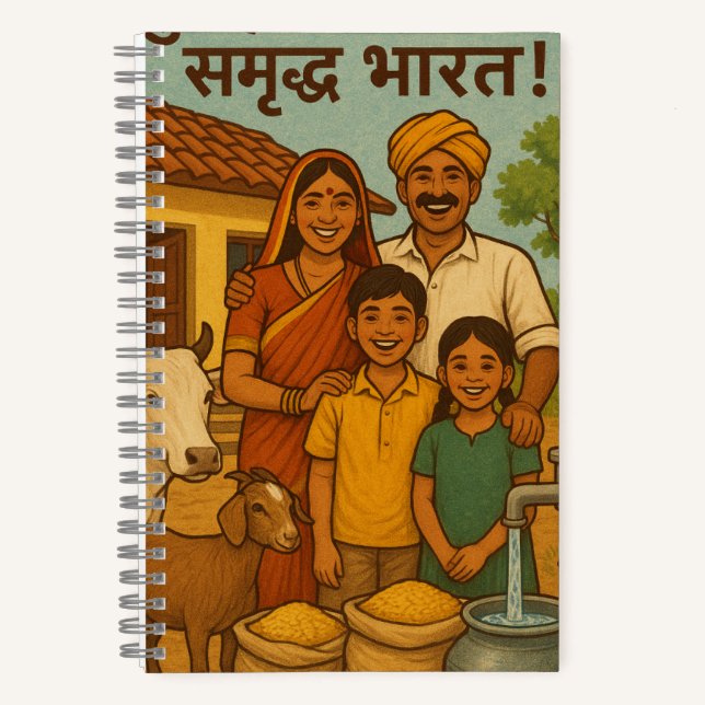 Khushhal Kisan, Samriddh Bharat Notebook (Front)