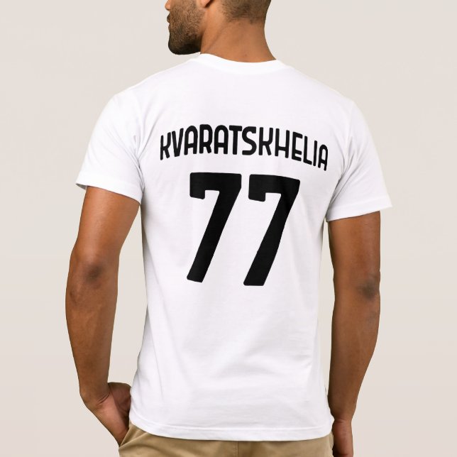 Khvicha Kvaratskhelia T-Shirt (Back)