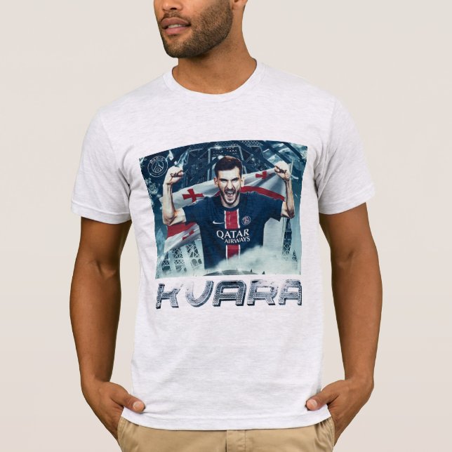 Khvicha Kvaratskhelia  T-Shirt (Front)