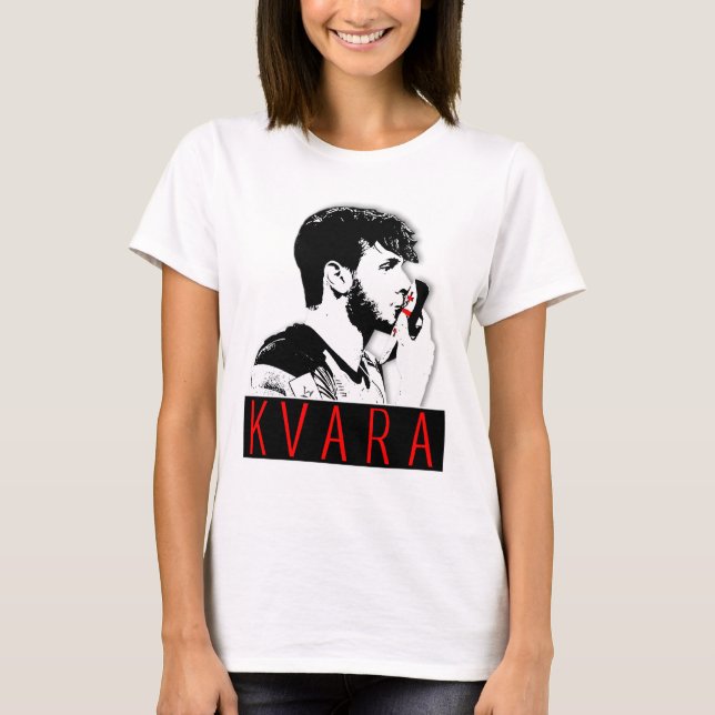  Khvicha Kvaratskhelia T-Shirt (Front)