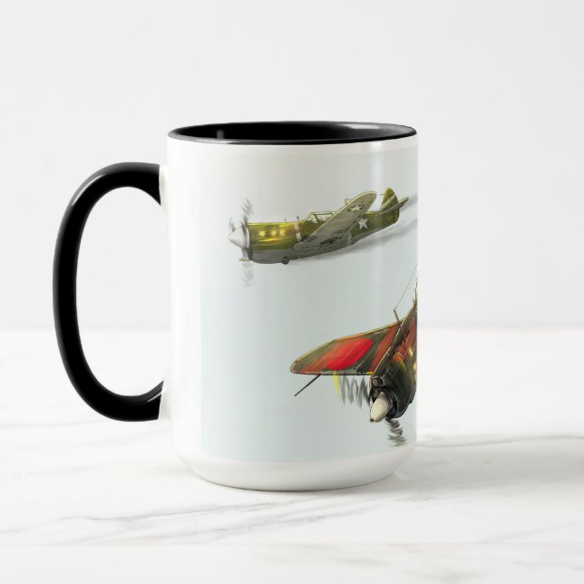 Ki-43 Oscar aeroplane Mug (Left)