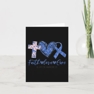 Ki Alopecia Awareness Month Costume Faith Love Cur Card