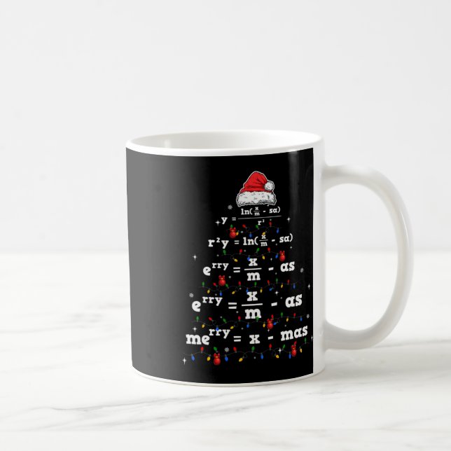 Ki Math Teacher Christmas Matching Costume Math Lo Coffee Mug (Right)