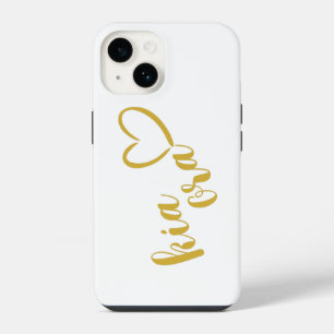 KIA ORA GOLD SCRIPT KIWI NEW ZEALAND NZ MAORI iPhone 14 CASE