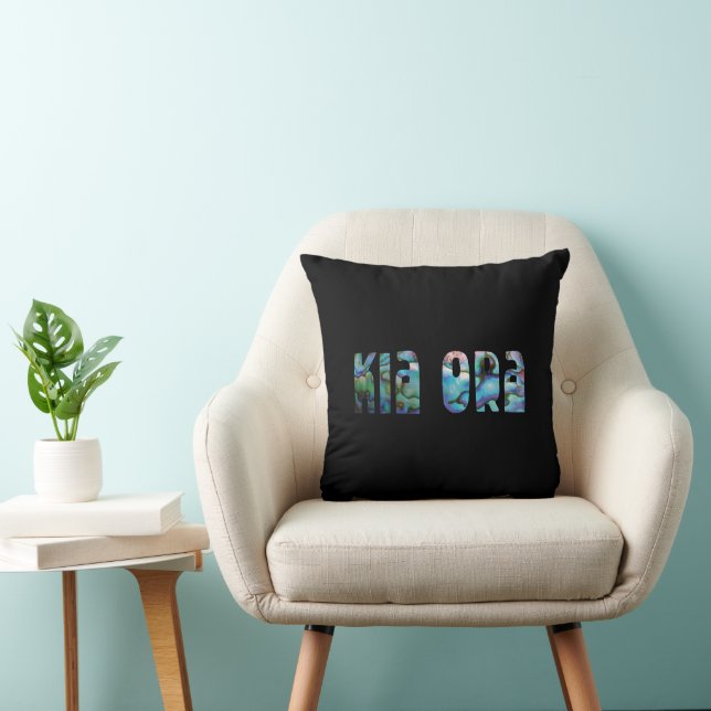 KIA ORA KIWI GREETING CUSHION (Chair)