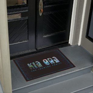 KIA ORA KIWI GREETING DOORMAT