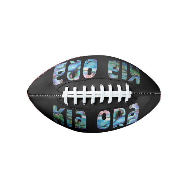 KIA ORA KIWI GREETING PAUA FOOTBALL (Front)