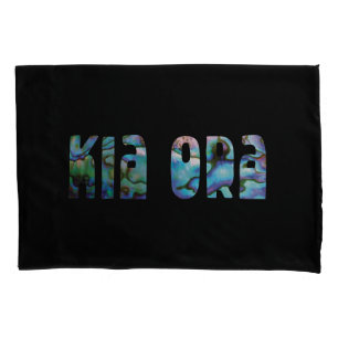 KIA ORA KIWI GREETING PILLOWCASE