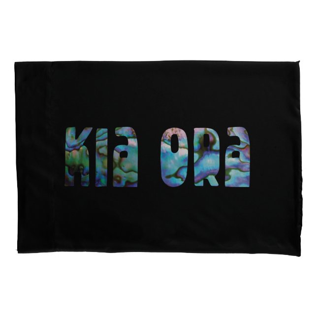 KIA ORA KIWI GREETING PILLOWCASE (Front)
