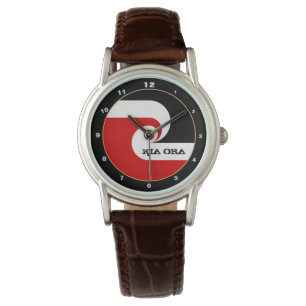 Kia Ora & Maori Flag New Zealand fashion / sports Watch