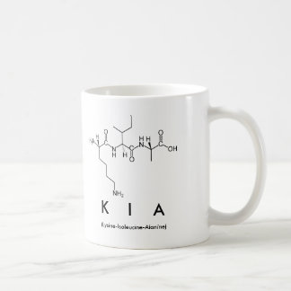 Kia peptide name mug