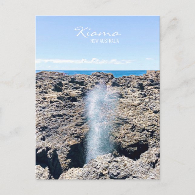 Kiama Blowhole NSW Australia Postcard (Front)