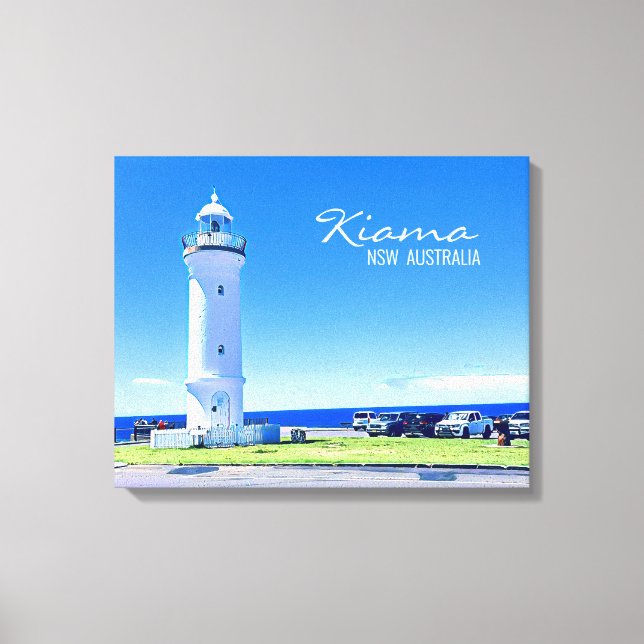 Kiama lighthouse NSW Australia Canvas Print (Front)